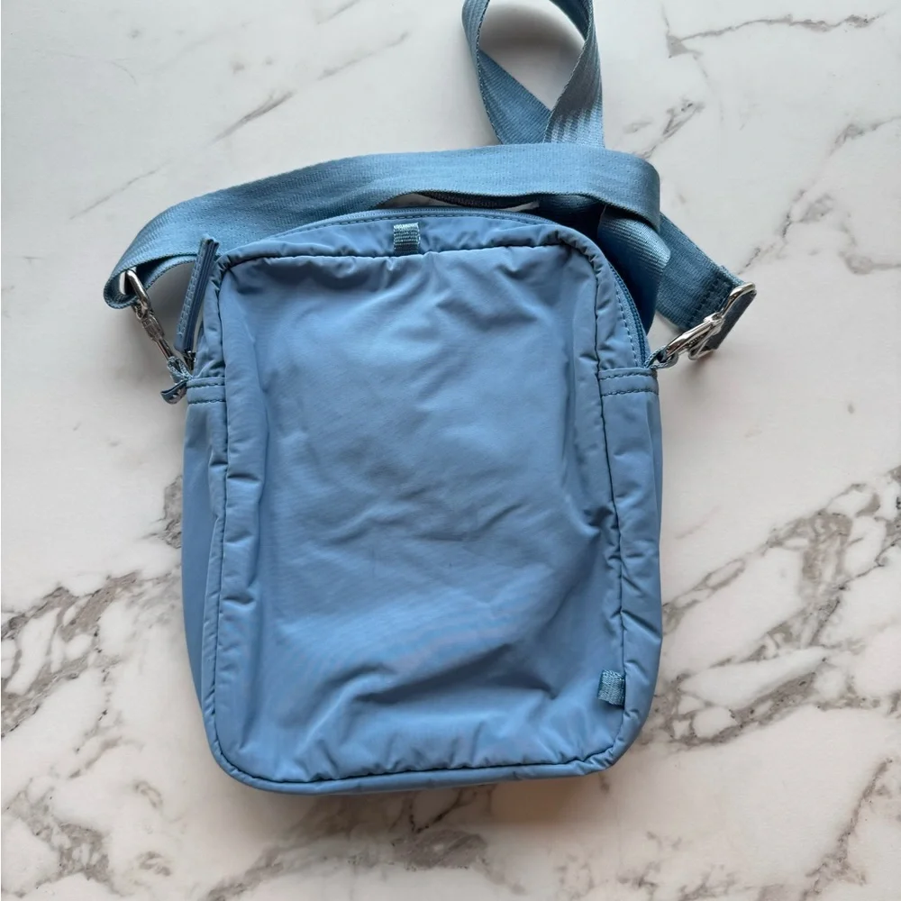 Athleta Slate Blue Messenger Bag